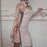VenusFox Jacquard Cheongsam Dress Cosplay Costume Erotic Anime Babydoll Dress Women Lace Outfit Fancy Slim Fit Open Chest Uniform