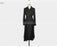 VenusFox Elegant Pleated Women Office Dress Solid Breasted Ladies Blazer  Autumn Spring Long Sleeve Chic Female Party