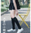 VenusFox Cotton Ladies Knee High soild color Socks Women student Socks School Party street dancing knee sock for women