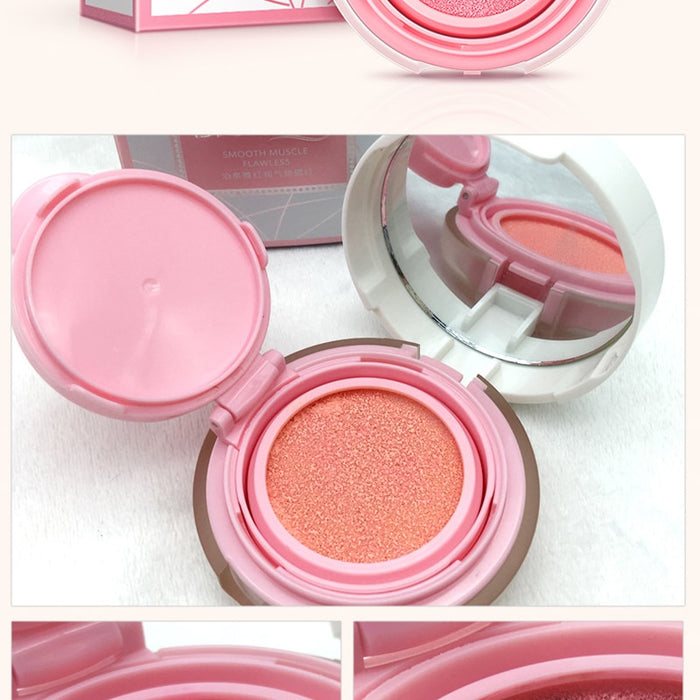 BIOAQUA Cushion Blusher Palette Nude Makeup Mineral Blush Bronzer Powder New Cosmetics Sleek Maquiagem Korean Make Up