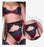 VenusFox 3 Piece Set Women Underwear Sexy Bra Panties Garter Sets Push Up Lace Lingerie For Women Satin Fabric Bra Free Shipping