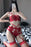 VenusFox Cute Cosplay Sexy Lingerie Lace Floral Bra Panties Garter Underwear 3Pcs Set Women Sleep Wear Transparent Bra with Thong Sets