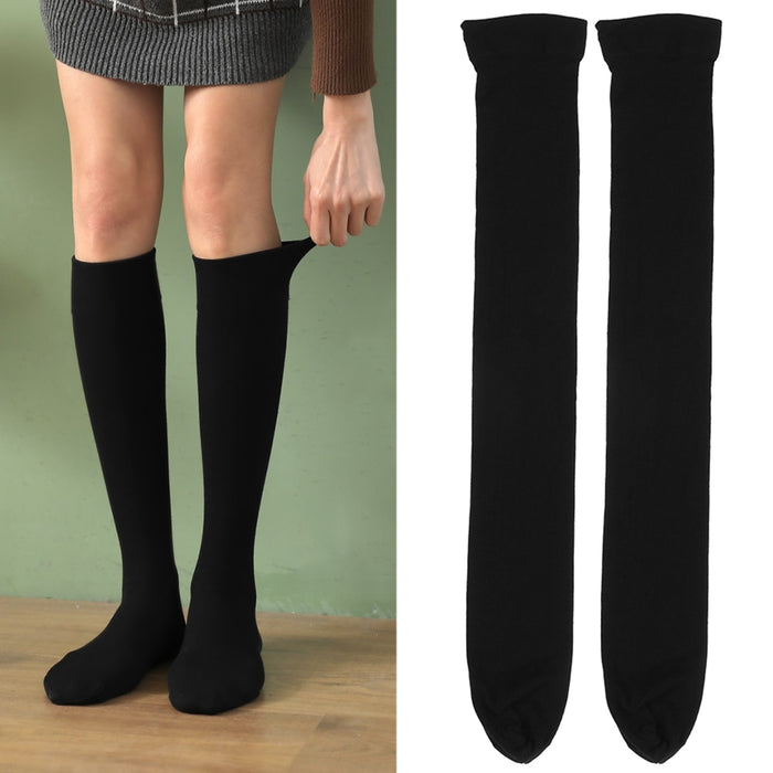 VenusFox New Women Socks Fashion Stockings Casual Cotton Thigh High Over Knee Cotton High Socks Girls Womens Female Long Knee Sock