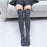 VenusFox Stripe Stockings Girls Korean Japanese Kawaii Lolita Socks Muply Casual Thigh High Knee Socks Womens Long Socks