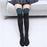 VenusFox Stripe Stockings Girls Korean Japanese Kawaii Lolita Socks Muply Casual Thigh High Knee Socks Womens Long Socks