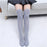 VenusFox Stripe Stockings Girls Korean Japanese Kawaii Lolita Socks Muply Casual Thigh High Knee Socks Womens Long Socks