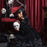 VenusFox Black Gothic Lolita Dress Plus Size Victorian Dress Women Sweet Lolita JSK Kawaii Clothing Goth Sundress Girls