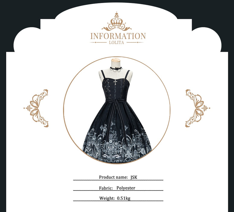 VenusFox Black Gothic Lolita Dress Plus Size Victorian Dress Women Sweet Lolita JSK Kawaii Clothing Goth Sundress Girls