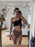 VenusFox Sexy Bikini Women 2021 High Waist Swimsuit One Shoulder Swimwear Bandeau Bathing Suit Print Beach Wear Solid Biquini Set Female