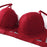 VenusFox Fashion Red Hollow Out Bra And Panties Sets Embroidery Sexy Lingerie Deep V Push Up Brassiere Lace Women Underwear Plus Size C D