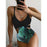 VenusFox One Piece Swimsuit 2021 New Sexy Print Floral Swimwear Women Bodysuit Leopard Strappy Slimming Bathing Suit Beach Wear Monokin