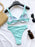 VenusFox New High Cut Bikini Push Up Swimsuit Female Swimwear Women Summer Solid Bikini set With Bra Cup Bather Bathing Suit Swim Lady