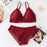VenusFox Sexy Women's Underwear Set Transparent Lace Push-up Bra and Panty Sets Female Brassiere Embroidery Lingerie Set