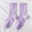 VenusFox Spring women's socks solid color thin Harajuku socks happy women's socks cotton colorful kawaii girls fun frill riding socks