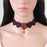 VenusFox Fashion Elegant Women's Lace Collar Crystal Pendant Necklace