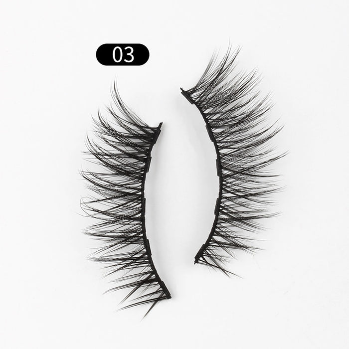 VenusFox Mix 1/3/5/7/10 Pairs Eye Makeup Magnet Lashes Magnetic False Eyelashes Liqiud Eyeliner Beauty Kit Mink Eyelash Wholesale