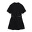 VenusFox Gothic Punk Black Blazer Dress Short Sleeve 2021 Summer High Waist With Belt Streetwear Fashion Harajuku Goth Dress Girl