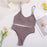 VenusFox Seamless Tanks Tops Panties Set Female Underwear Wireless Bra Crop Top Women Low-rise Underpants Soft Bralette Lingerie