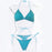 VenusFox White Pearl Bikini 2021 mujer Sexy Backless Lace-up Swimsuit Pink Micro Mini Beach Swimwear Women  2 Pieces Thong Bikini Sets