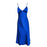 VenusFox Women Satin Deep V Neck Sexy Dress Solid Straight Pajamas Party Dress Elegant Female Summer Spaghetti Strap Dress Casual