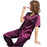 VenusFox Short Sleeve Silk Pajamas Spring Women Summer Pajama Sets Silk Sleepwear