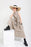 VenusFox Women Khaki Split Pleated Long  Dress New Stand Collar Sleeveless Loose Fit Fashion Tide Spring Summer 2021