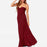 VenusFox Sexy Women's Multiway Wrap Maxi Red Dress Party Bridesmaids Infinity Robe Longue Femme