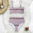 VenusFox Bandeau High-waisted Bikini Sets Swimwear Women Sexy Retro Boho Print Tank Two Pieces Swimsuits 2021 Beach Bathing Suits