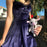 VenusFox Goth Cross Sexy Purple Dress Vintage Velvet A Line Lolita Dress Aesthetic Gothic High Waist Ladies Club Party Dresses