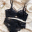 VenusFox Honviey Sexy lingerie set plus size  with steel ring ultra thin hollow out luxury gathered spongeless women bra and panties set