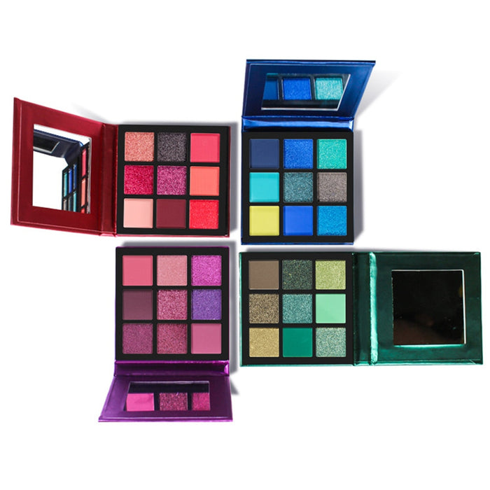 Make up Palette Cosmetics For Women 9 Color matte Eyeshadow Eye Makeup Waterproof Mineral Powder Shimmer Eye Shadow