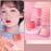 NOVO Vitality Light Feather Tricolor Gradient Blush Palette No Irritation Blusher Palette Waterproof Face Cheek Blush