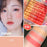 NOVO Vitality Light Feather Tricolor Gradient Blush Palette No Irritation Blusher Palette Waterproof Face Cheek Blush