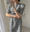 VenusFox Women's Summer Dresses Fashionable High Waist Puff Sleeve Plaid Knitted Elegant Party Dresses Checkered Vintage Dress Women 2021