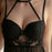 VenusFox Lace Mesh Nightgown Underwire Push Up Thong Night Wear For Women Lingerie Femme Intimates Underwear & Sleepwears
