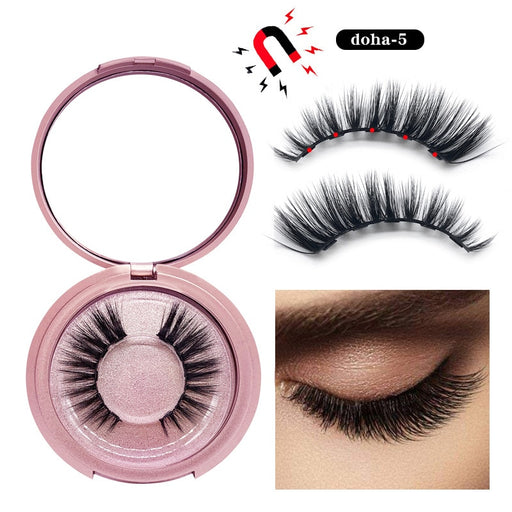 VenusFox Quantum Magnetic Eyelashes Magnet False Eyelashes Natural Long-lasting False Eyelashes Easy To Wear with Makeup