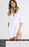 VenusFox Sexy New Shirt Beach Up White Beach Dress Loose Blouse Tunic Pocket Long Sleeve Swimsuit Cover Up Casual Beachwear