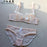 VenusFox Sexy underwear transparent thin bra and panty set plus size ladies C D E cup 95C 95D
