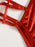 VenusFox Women Sexy Lingerie Sets Push Up Open Shelf Bras Hollow Out Sex Panties Hot Transparent Erotic Costumes Bandage Underwear Red