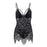 VenusFox Floral Lace Sexy Lingerie Erotic Dress Women Mini Nighty Costume Underwear Set Exotic Clothing Nightgown