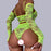 VenusFox Women Sexy Lingerie Corset Sets Transparent Lace Bras Panties Long glove High waist Temptation Dazzling Sensual Underwear