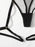 VenusFox Women Sexy Lingerie Set Garter Belt Transparent Lace Push Up Bras See Through Panties