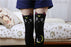 VenusFox Fashion Sexy Cat Stockings Warm Thigh High Stockings Over Knee Socks Long Stockings For Girls Ladies Women 2 Solid Colors