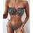 VenusFox Sexy Bikini 2021 Pleated Bandeau Swimsuit Female Swimwear Women Mini Thong Bikini Set Bather Swimming Beachwear for Bathing Suit