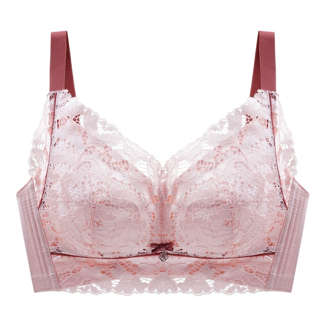 VenusFox Ultra Thin Sexy Floral Lace Bras for Women Full Cover Minimizer Bra Breathing Soft Lingerie New Fashion Bralette