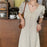VenusFox Summer Retro  Women Dot Print Midi Elegant Puff Sleeve Dresses French Style Clothes Vestidos