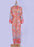 VenusFox Fitshinling Vintage Print Floral Beach Cover Up Summer Swimwear Bikini Outerwear Flare Sleeve Oversize Bohemian Long Cardigans