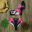 VenusFox New High Waist Sexy Ruffle Bikini Set Swimsuit One Shoulder Swimwear Women Print Floral Bathing Suit Beach Wear biquini