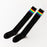 VenusFox Rainbow over the knee socks winter rainbow stripes wild street women's socks fashion trend girl ladies