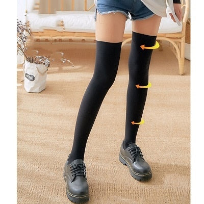 VenusFox Women Socks Fashion Stockings Casual Cotton Thigh High Over Knee Cotton High Socks Girls Women Female Long Knee Socks